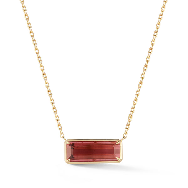 Large Rubellite Necklace