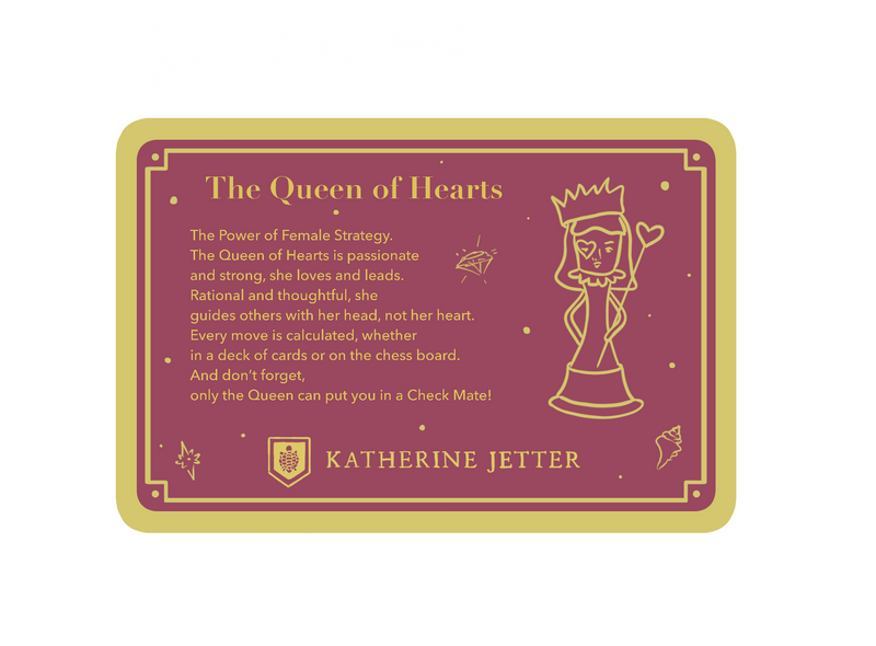 The Queen of Hearts (Plain Gold)