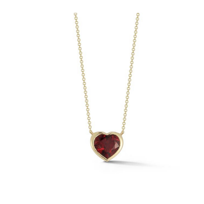 Limited Edition Rubellite Heart necklace